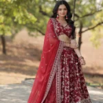Designer Pure Viscose Jacquard Embroidered Lehenga Choli with Dupatta ?